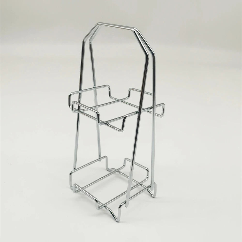 Makeup puff storage rack