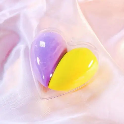 Love heart makeup sponge/blender set