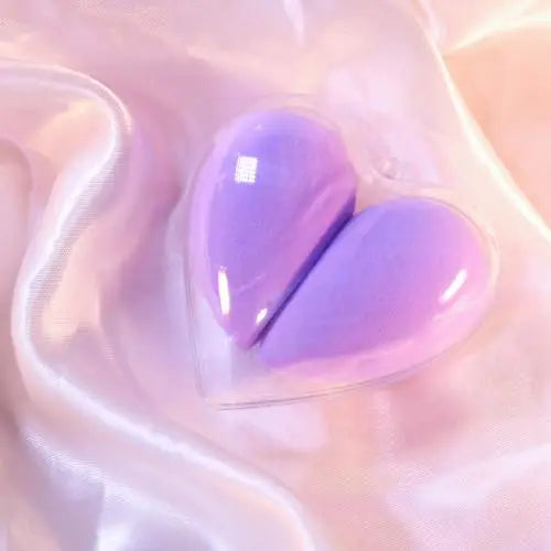 Love heart makeup sponge/blender set